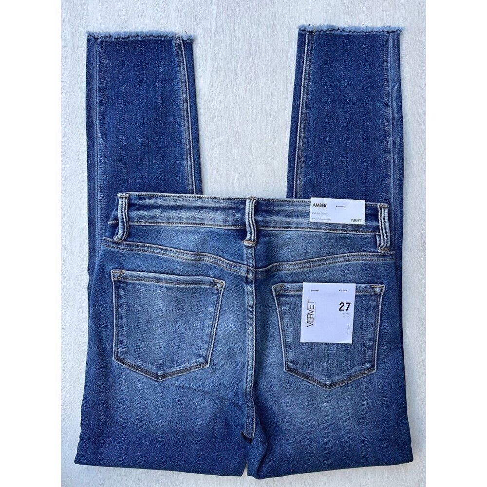 Vervet by Flying Monkey Amber Skinny Jeans 27 - Picture 8 of 16